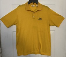 Vintage Army Lacrosse Embroidered Yellow Polo Size in Pics Made in USA