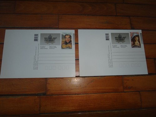 canada collection of postal cards canadian actors