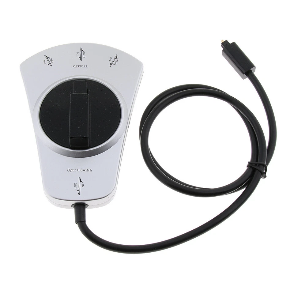 3 Port Digital Optical Audio Switch  Selector for Fiber Optic Cables HDTV - Image 3 of 4