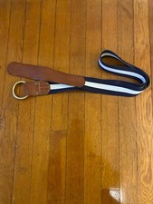 Rugby by Ralph Lauren O-Ring Ribbon Belt XXL Vintage Super Rare