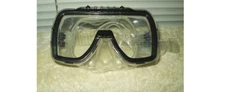 vintage dolfino scuba diving snorkel mask goggles tempered glass
