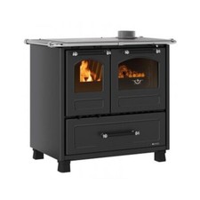 Stufa cucina a legna NORDICA Family 4,5 acciaio porcellanato Forno 41 Lt. 7,5 kW