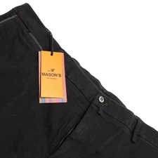 Mason's NWT Chinos / Casual Pants Size 58 (US 42) New York Edition in Black