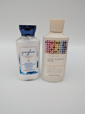 Set Bath & Body Works Love Always Wins Face Body Wash & Gingham Bodylotion