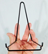 Easel Display Stand Large Sized Black Metal