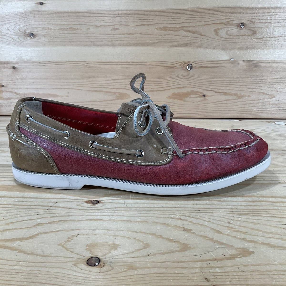 靴 Nike air cole haan deck shoes 1) Pair of Cole Haan Nike Air Casual Shoes Mens Size 10D