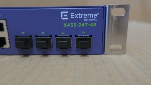 Extreme Networks X435-24T-4S 24-Port Managed Gigabit Rackmount Switch - Picture 3 of 5