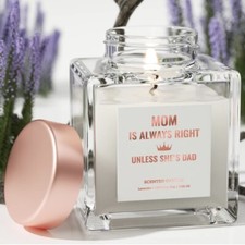Mother  s Day Mom Lavender Scented Candle