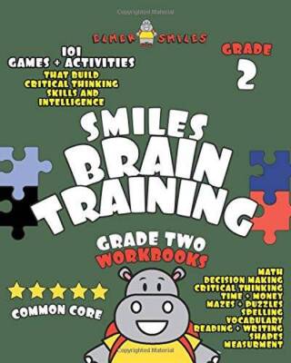 Smiles Brain Training: 2nd Grade Workbooks: 101 Challenging Games And Act - GOOD