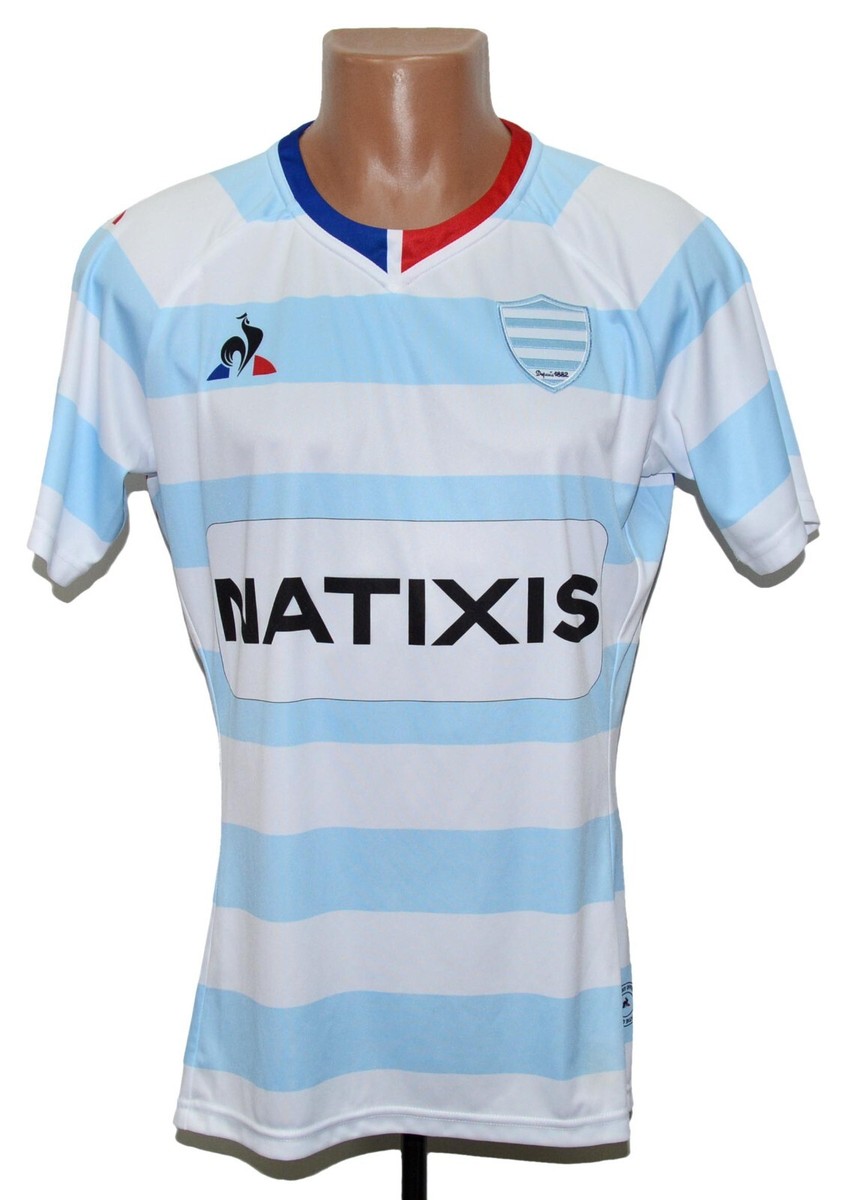 RACING 92 DE PARIS RUGBY UNION SHIRT JERSEY LE COQ SPORTIF SIZE M
