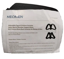 Neomen Posture Corrector Adjustable 21"-28” Back Brace Shoulder Support Clavicle