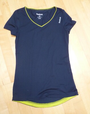 Reebok Winter Wandern Fitness Jogging T Shirt Sport PLAYDRY Gr XS ( 34 36 164 ) 