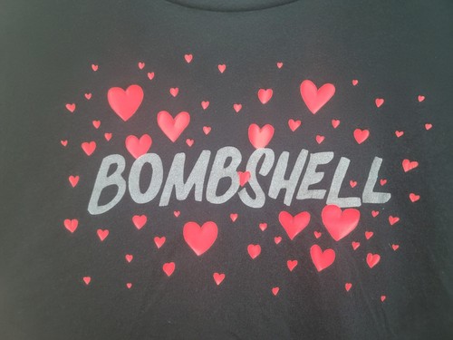 Rare Victoria's Secret 3D Red Heart BOMBSHELL Lightweight Nightgown Size Large - Picture 3 of 10