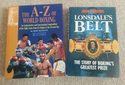 Bücher Boxen / B.Blewett - The A-Z of World Boxing / J.Harding - Lonsdale's Belt
