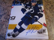 ALEX KILLORN SIGNED 8x10 MATTE PHOTO TAMPA BAY LIGHTNING (A)