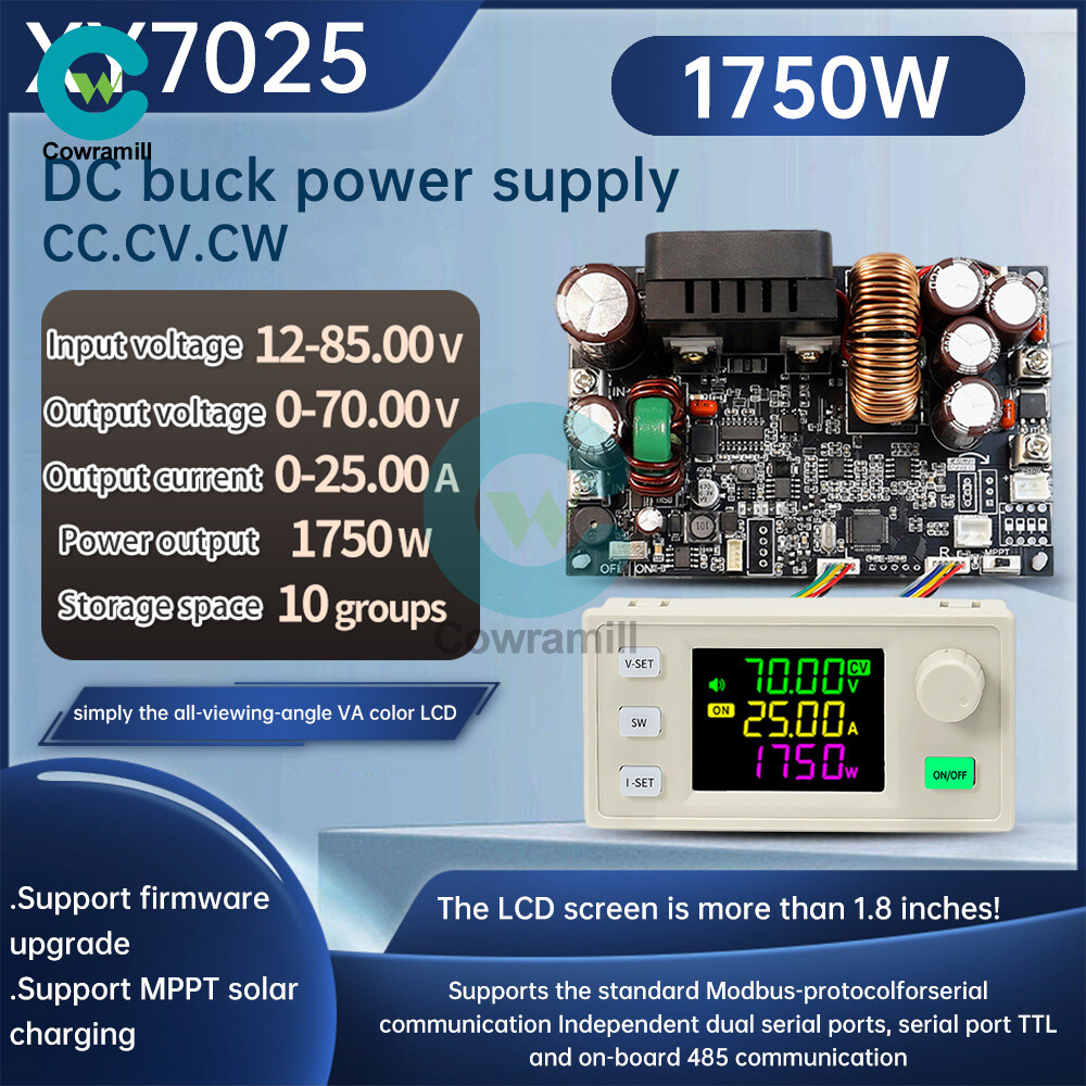 XY7025 CNC DC12-85V Adjustable Buck Power Supply Voltage Regulator