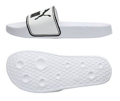Puma Men Lead-Cat Slipper Running Shoes White Beach Slide