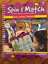 Spin and Match Self-Correcting Children  s BookLearn to Read 