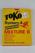 Vintage Toko Mixture 4 Type B Ski Snowboard Translucent Wax