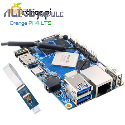 Orange Pi4 Lts 3GB RK3399 64bit WIFI+BT Quad Core Development Board EMMC B2AM