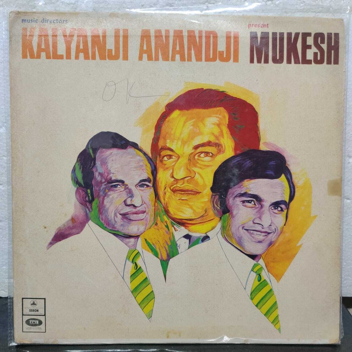 Mukesh Kalyanji Anandji LP Record Bollywood Hindi Films Songs Vinyl Indian  EX