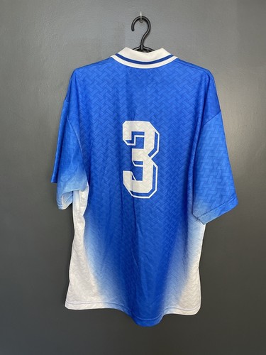 CAMICIA DA CALCIO PERUGIA 1992/1993 MATCH WORN AWAY #3 ELLESSE VINTAGE MAGLIA TAGLIA XL - Foto 2 di 11