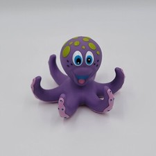 NUBY Purple Octopus Bathing Bath Time Floating Animal Baby Kid Toy 2010
