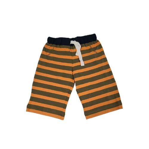 Kidsy Boys Casual Striped Peruvian Cotton Shorts – Pull-On/Drawstring Closure... - Picture 2 of 3