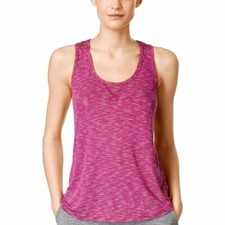 Alfani Purple White Striped Racerback Pajama Tank Top Large NWOT