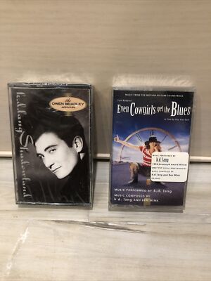 K.D. Lang 2 Cassette Lot Even Cowgirls Get The Blues Owen Bradley Sessions NEW!!