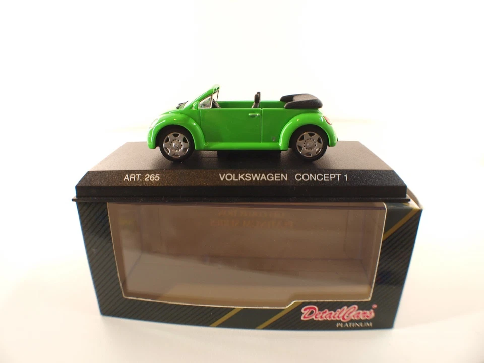 Detail Cars art.265 Volkswagen Concept 1 1994 Cabrio 1/43 Scatola/Scatola MIB Nc - Immagine 2 di 4