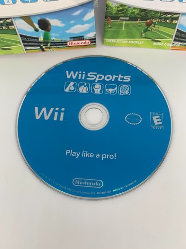 WII SPORTS Nintendo Wii Complete CIB Authentic Tested - Picture 2 of 7