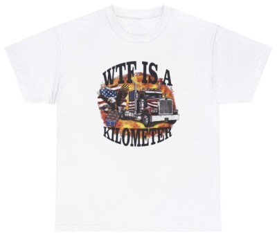 WTF Is A Kilometer T Shirt Funny USA Evil Skeleton 4th Of July Cringey Meme Tee