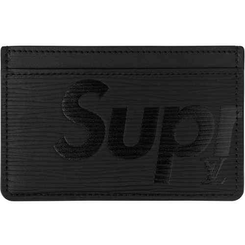 LOUIS VUITTON X-PORTE carte SUPREME semplice-EPI Nero-Taglia unica | eBay