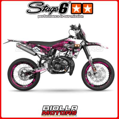 S6-058806/PK GRAFIK STAGE6 PINK/SCHWARZ SHERCO HRD ENDURO 50CC (AM6)