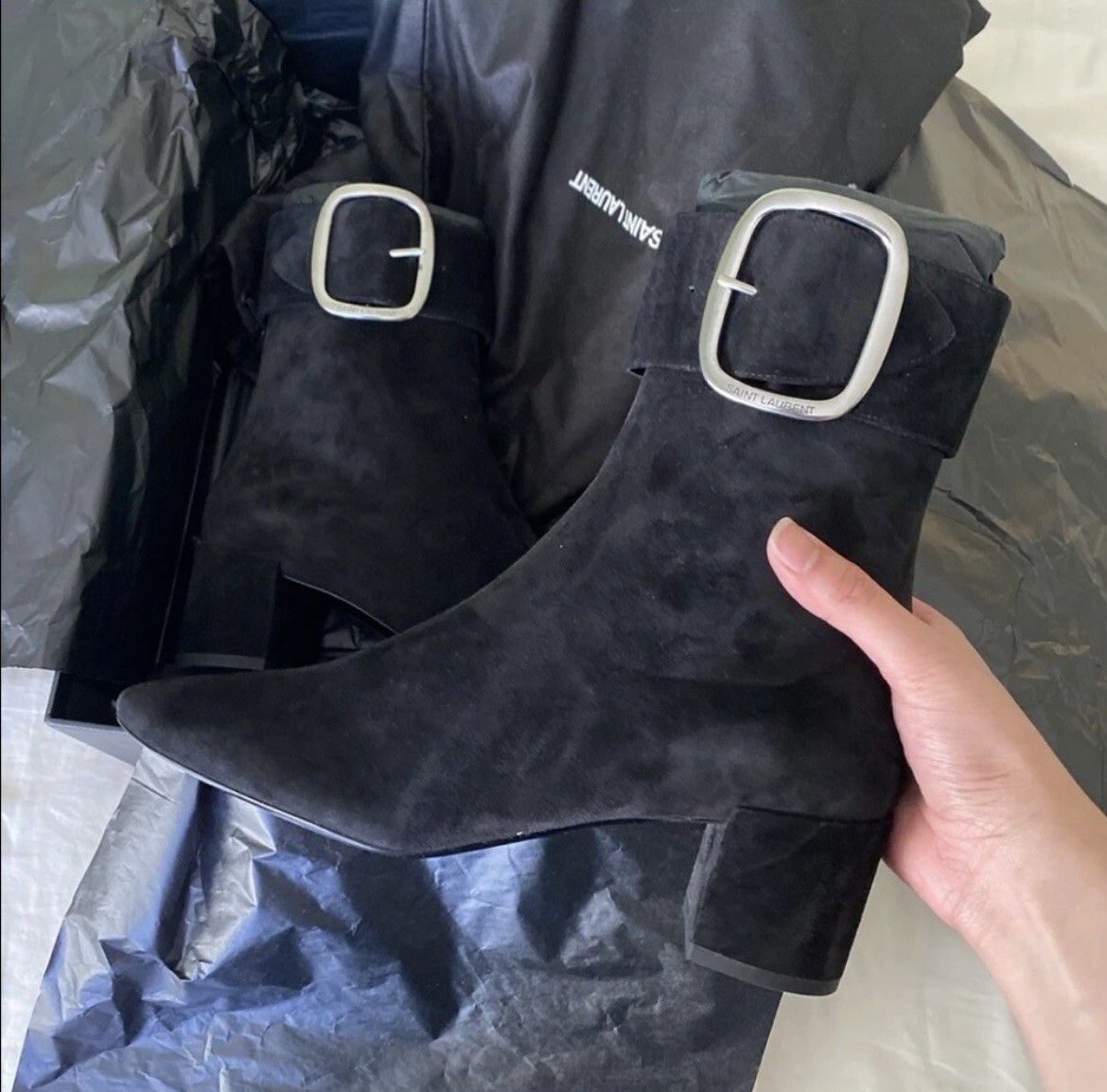 YSL SAINT LAURENT Joplin 50 taglia 37 5 NUOVO