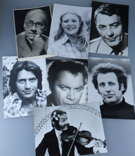 7 Fotokarten Theater-, Film- und Fernsehen-Schauspieler ab 1960 (100192)