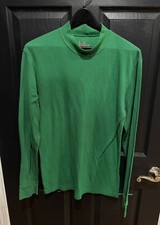 Drifire Flame Resistant Mens Shirt Size Medium Green Flight Deck Jersey Military