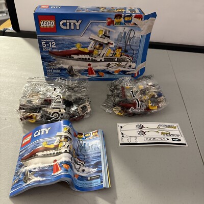 New Lego City 60147 Fishing Boat - All Bags Sealed!! | eBay