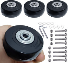 Luggage Suitcase Replacement Wheels Wear-Resistant 4 Wheels FREE SHIPPING USA