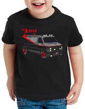 Team Van Kinder T-Shirt minivan a hannibal murdock face ba baracus tv bluray dvd