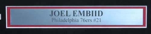 Joel Embiid Philadelphia 76ers Signed 16x20 Photo Framed Fanatics 144506 - Picture 3 of 4
