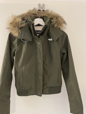 Damen Jacke Hollister Parka Damen GrÃ¼n Hollister All-Weather