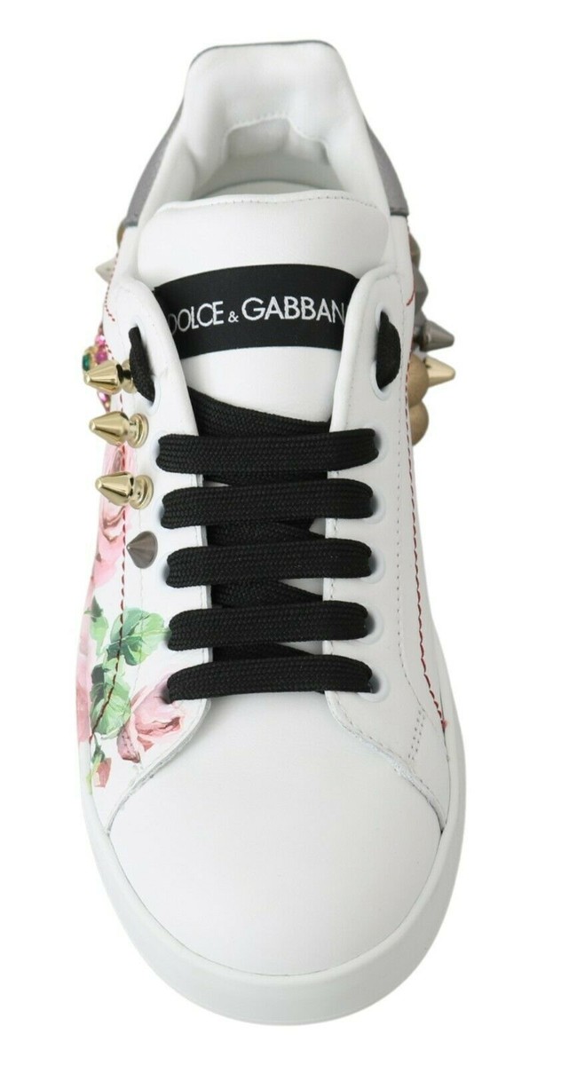 【SALE最後の1点】DOLCE＆GABBANA 花柄 バレエシューズ 23.5㎝ ✨DOLCE&GABBANA✨花柄 ビジューパンプス ローヒール エナメル