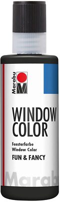 Marabu Window Color ''fun & fancy'' 80 ml Konturen schwarz
