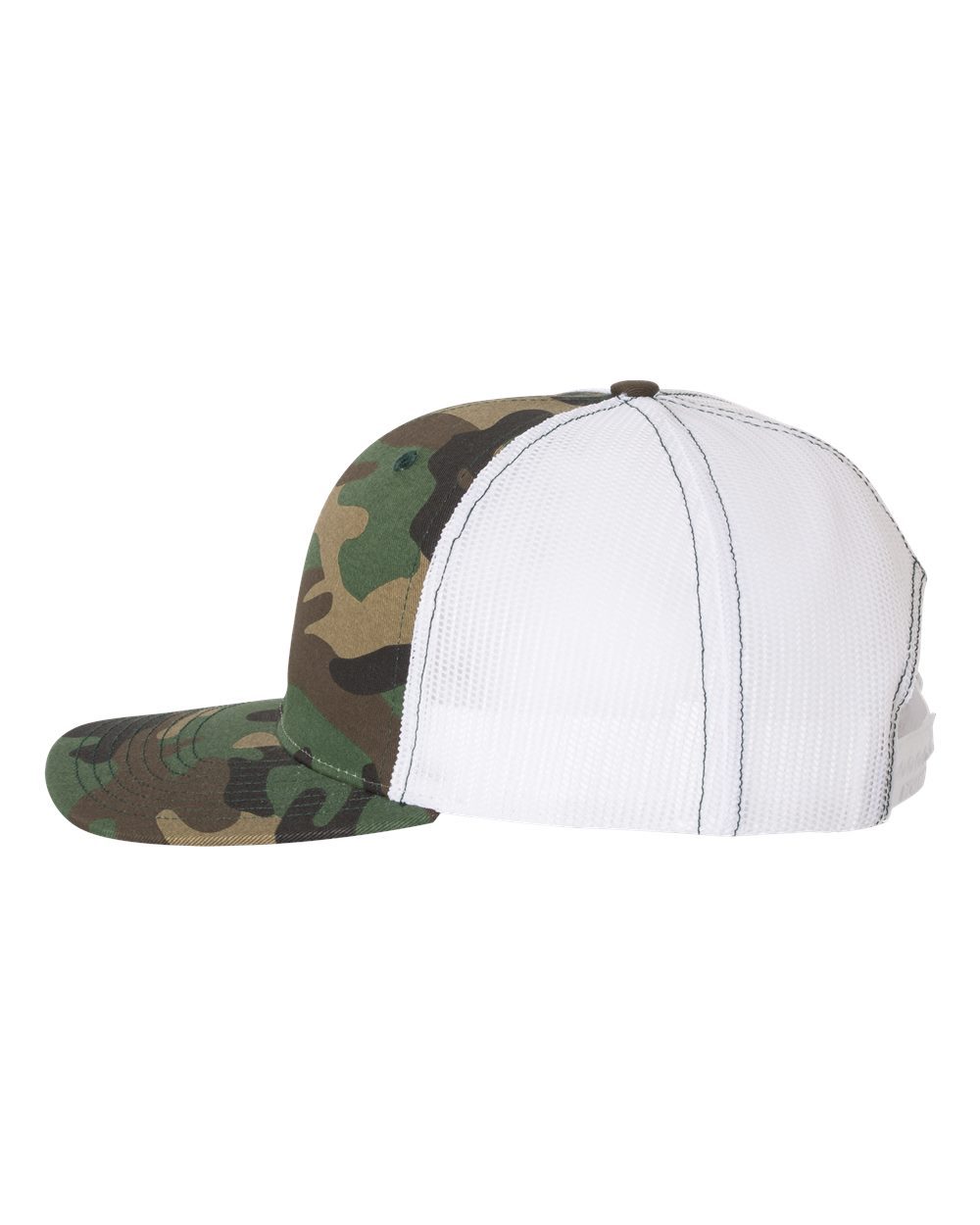Green Camo/White