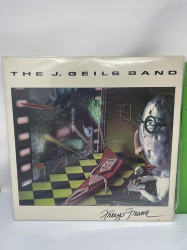 The J. Geils Band – Freeze Frame 1981 rock LP vinyl LYRIC SLEEVE