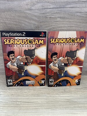 Manual And Artwork For* Serious Sam: The Next Encounter Sony PS2 *No Game*