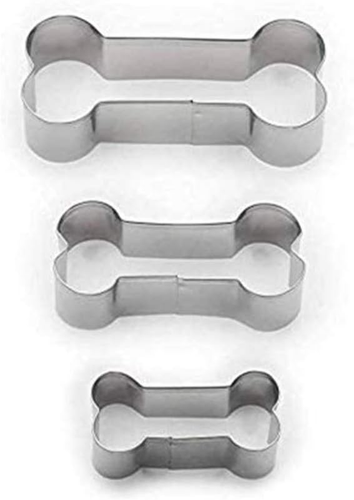 Stainless Steel Metal Dog Bone Shape Cookie Cutter Set, Puppy Crafts Biscuit Mol - Picture 11 of 12