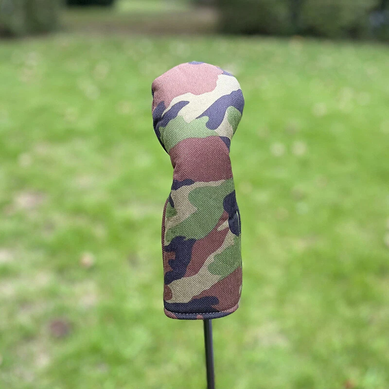 Golf club head cover, classic camouflage golf course, wooden hybrid pole 135UT- - Image 4 of 4